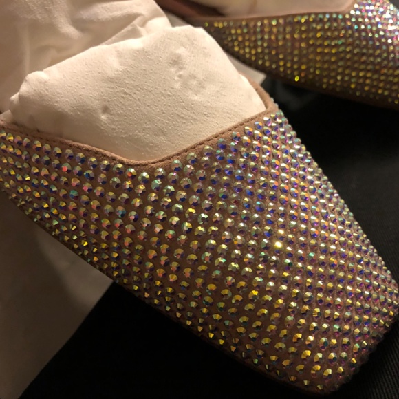 Zanotti Crystal Flats SPARKLE - Size 9 - Picture 7 of 15
